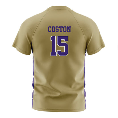 JMU - NCAA Women's Soccer : Bailey Coston - Gold Soccer Jersey-1