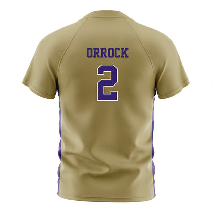 JMU - NCAA Women's Soccer : Audrey Orrock - Gold Soccer Jersey-1