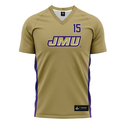 JMU - NCAA Women's Soccer : Bailey Coston - Gold Soccer Jersey-0