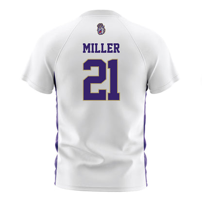 JMU - NCAA Men's Soccer : Tyler Miller - White Soccer Jersey-1