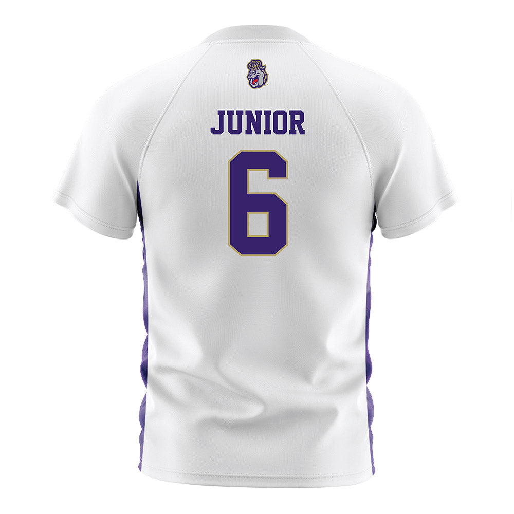 JMU - NCAA Men's Soccer : Florentino Junior - White Soccer Jersey-1