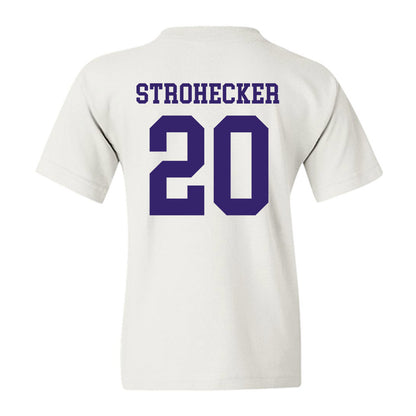 JMU - NCAA Baseball : Jonathan Strohecker - Youth T-Shirt-1