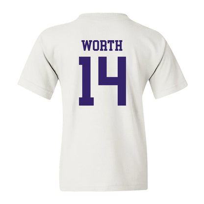JMU - NCAA Baseball : Conner Worth - Youth T-Shirt-1