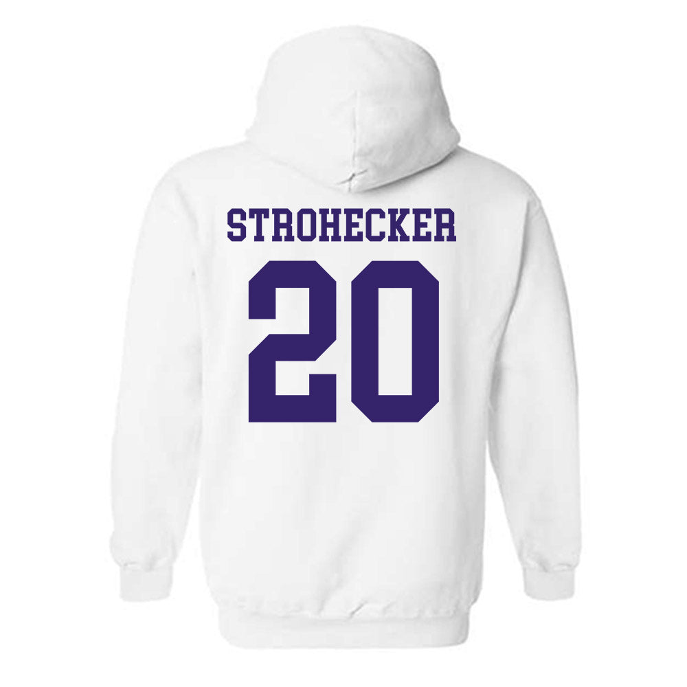 JMU - NCAA Baseball : Jonathan Strohecker - Hooded Sweatshirt-1