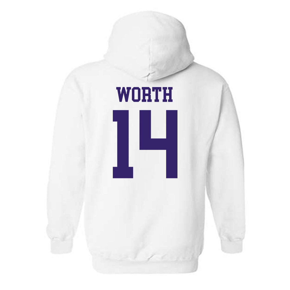 JMU - NCAA Baseball : Conner Worth - Hooded Sweatshirt-1