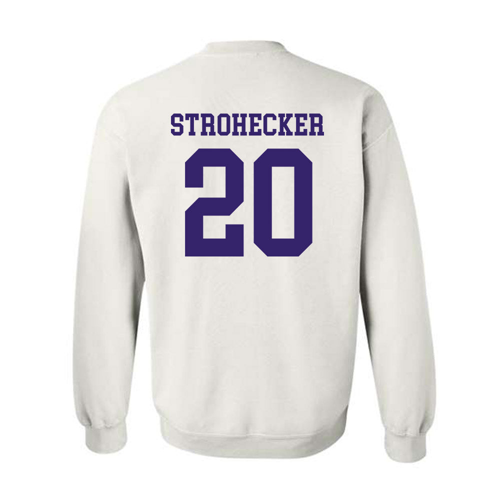 JMU - NCAA Baseball : Jonathan Strohecker - Crewneck Sweatshirt-1