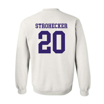 JMU - NCAA Baseball : Jonathan Strohecker - Crewneck Sweatshirt-1