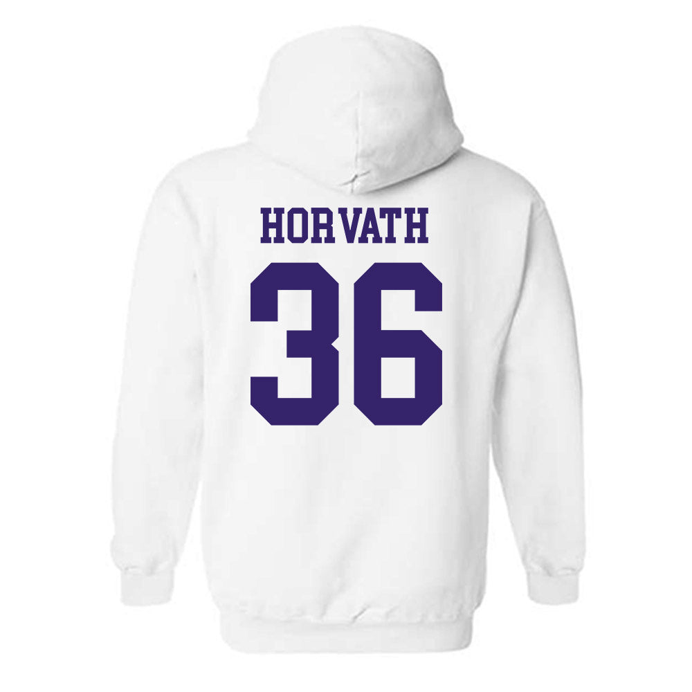 JMU - NCAA Baseball : Adam Horvath - Hooded Sweatshirt-1