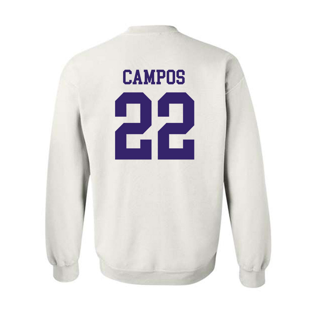 JMU - NCAA Baseball : Trey Campos - Crewneck Sweatshirt-1