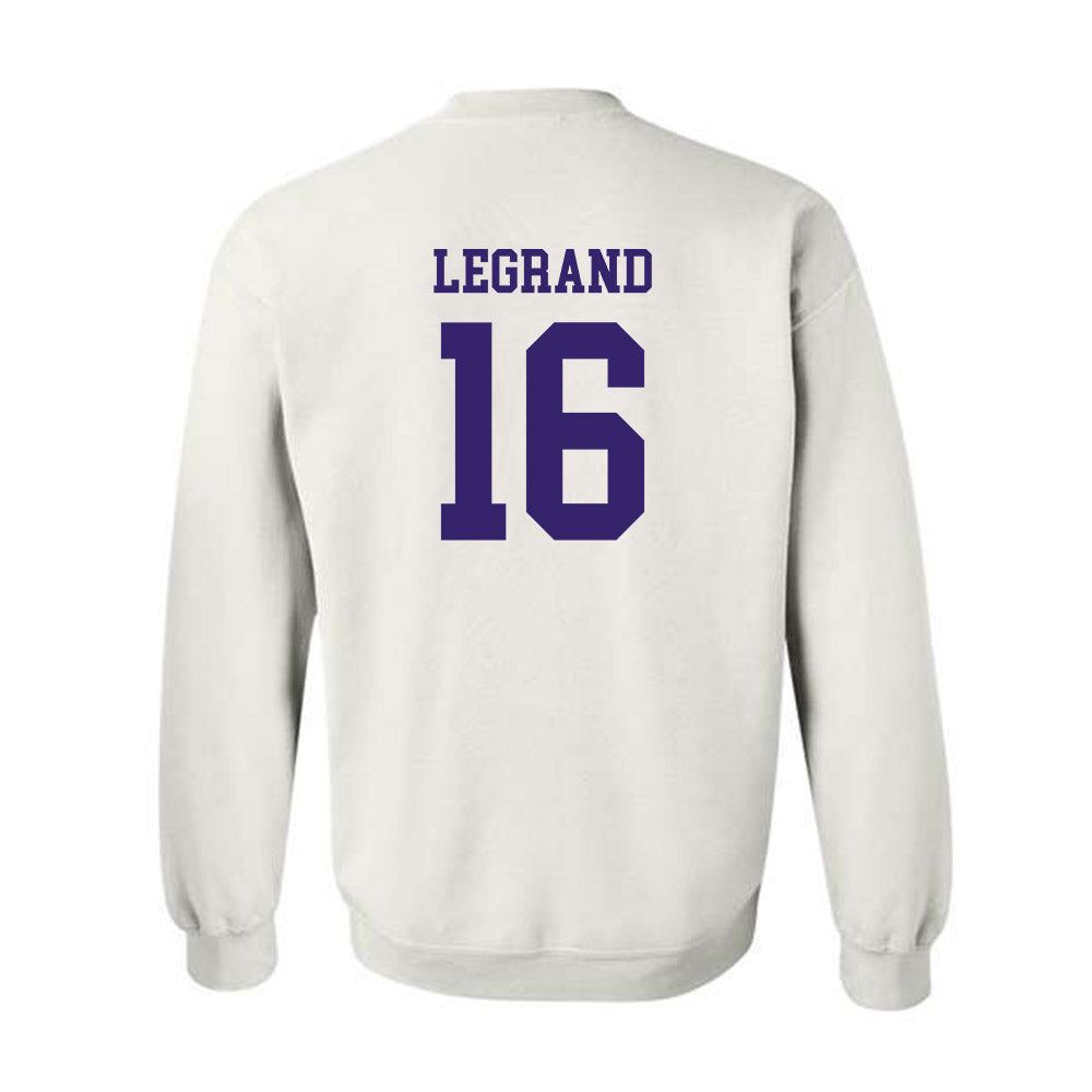 JMU - NCAA Softball : Emily LeGrand - Replica Shersey Crewneck Sweatshirt-1