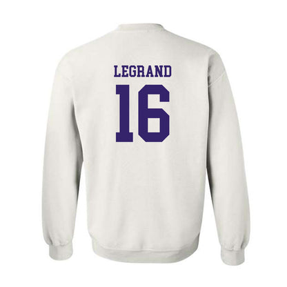 JMU - NCAA Softball : Emily LeGrand - Replica Shersey Crewneck Sweatshirt-1