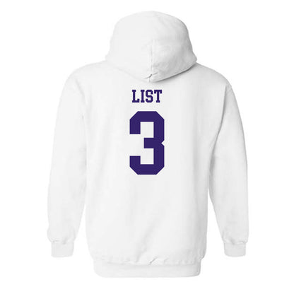 JMU - NCAA Softball : Payton List - Replica Shersey Hooded Sweatshirt-1