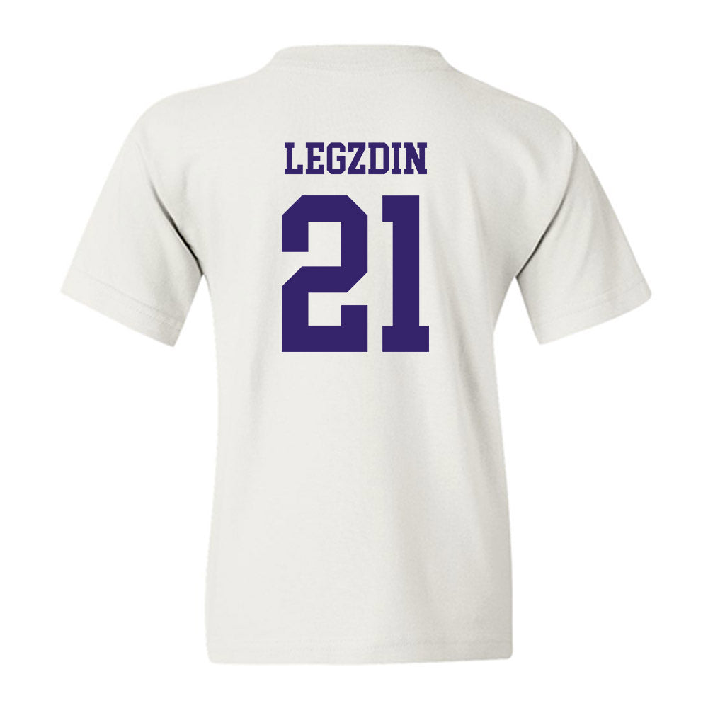 JMU - NCAA Softball : Cali Legzdin - Replica Shersey Youth T-Shirt-1