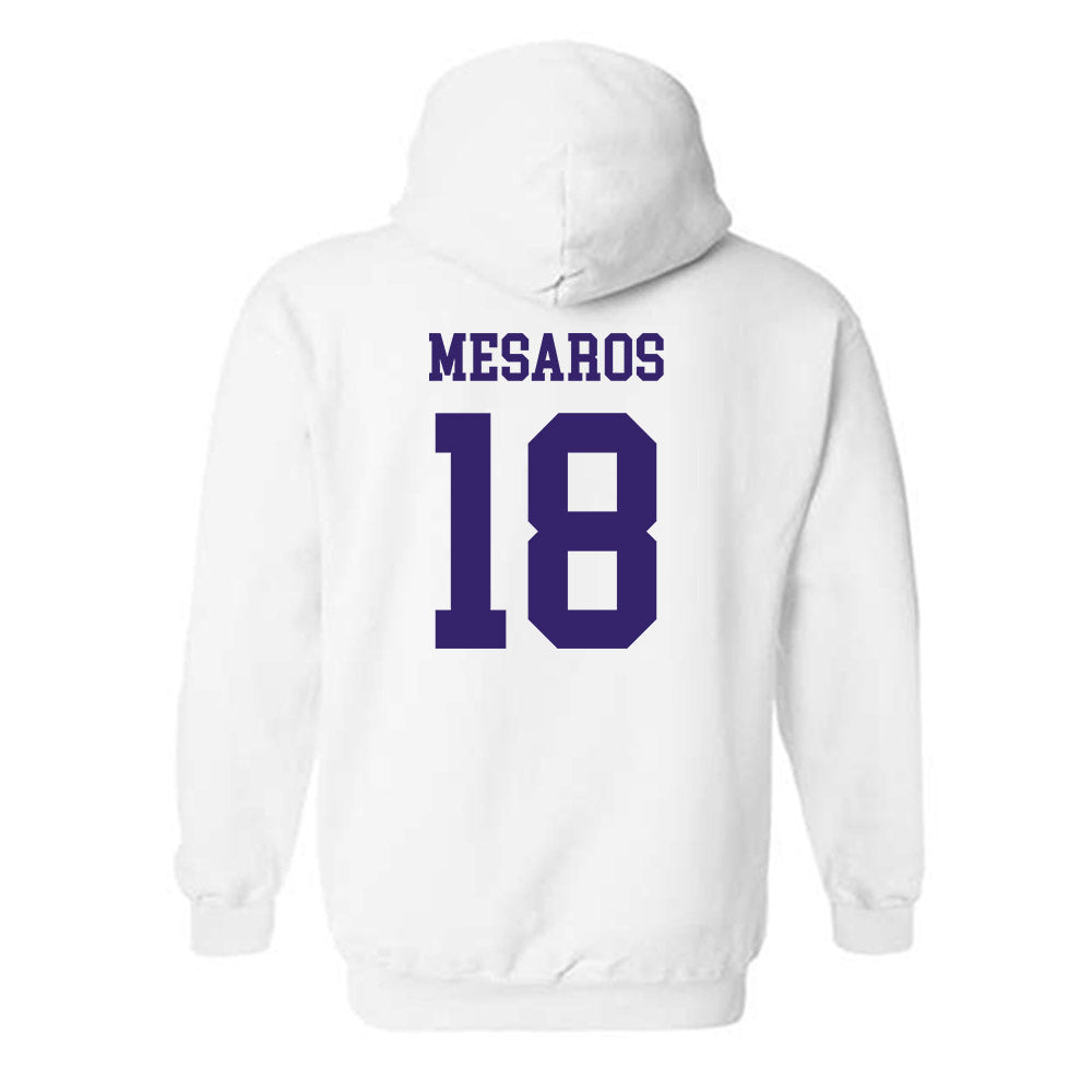 JMU - NCAA Softball : Morgan Mesaros - Replica Shersey Hooded Sweatshirt-1