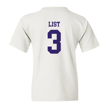 JMU - NCAA Softball : Payton List - Replica Shersey Youth T-Shirt-1
