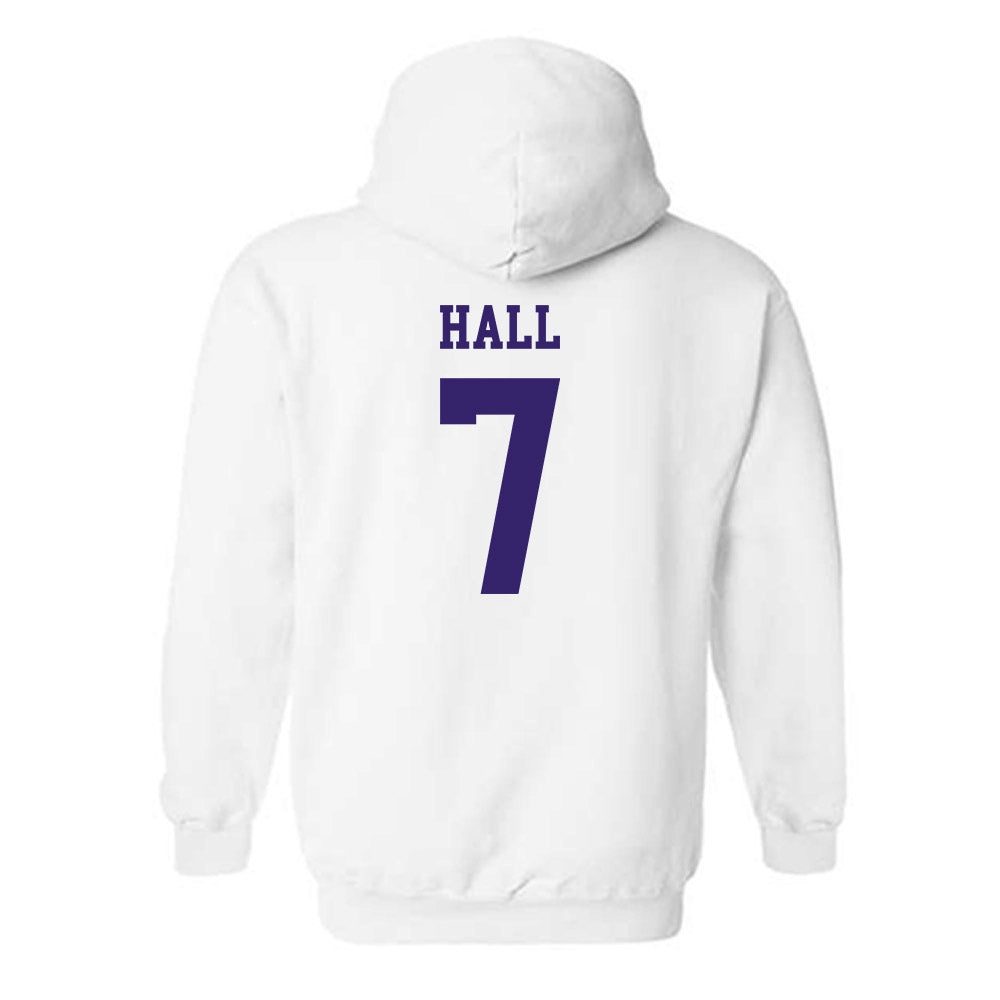 JMU - NCAA Softball : Jasmine Hall - Hooded Sweatshirt Replica Shersey