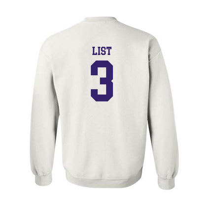 JMU - NCAA Softball : Payton List - Replica Shersey Crewneck Sweatshirt-1