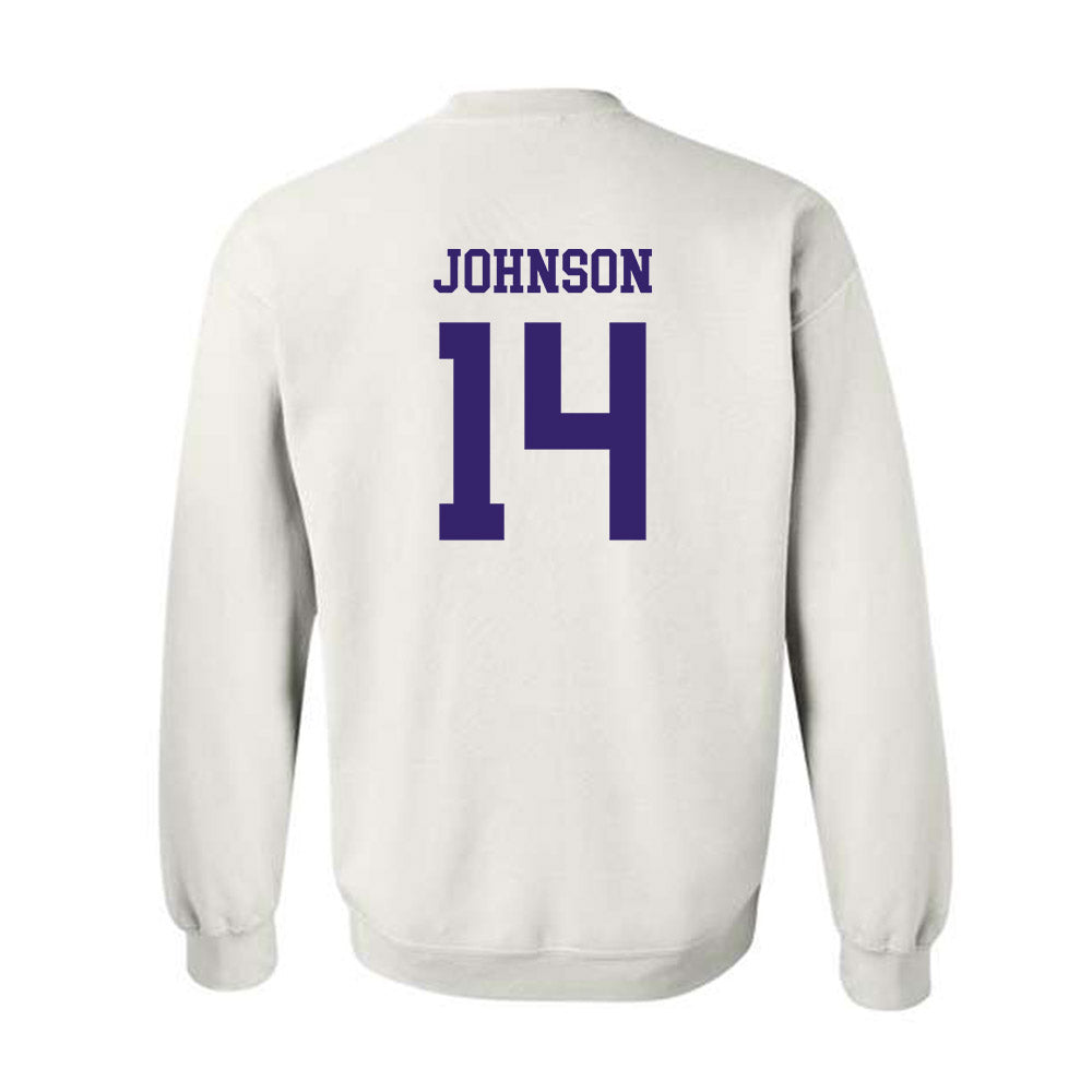 JMU - NCAA Softball : Taylor Johnson - Replica Shersey Crewneck Sweatshirt-1