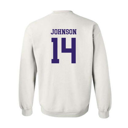 JMU - NCAA Softball : Taylor Johnson - Replica Shersey Crewneck Sweatshirt-1