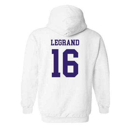 JMU - NCAA Softball : Emily LeGrand - Replica Shersey Hooded Sweatshirt-1