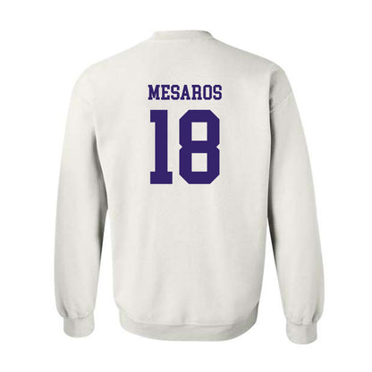 JMU - NCAA Softball : Morgan Mesaros - Replica Shersey Crewneck Sweatshirt-1