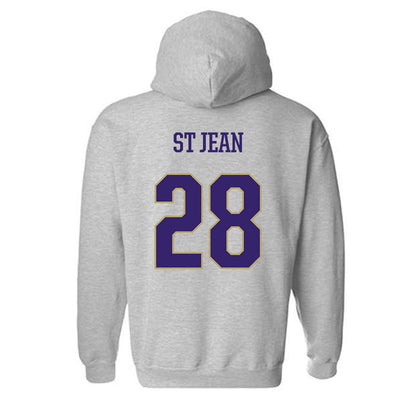 JMU - NCAA Softball : Lisey St Jean - Classic Shersey Hooded Sweatshirt-1
