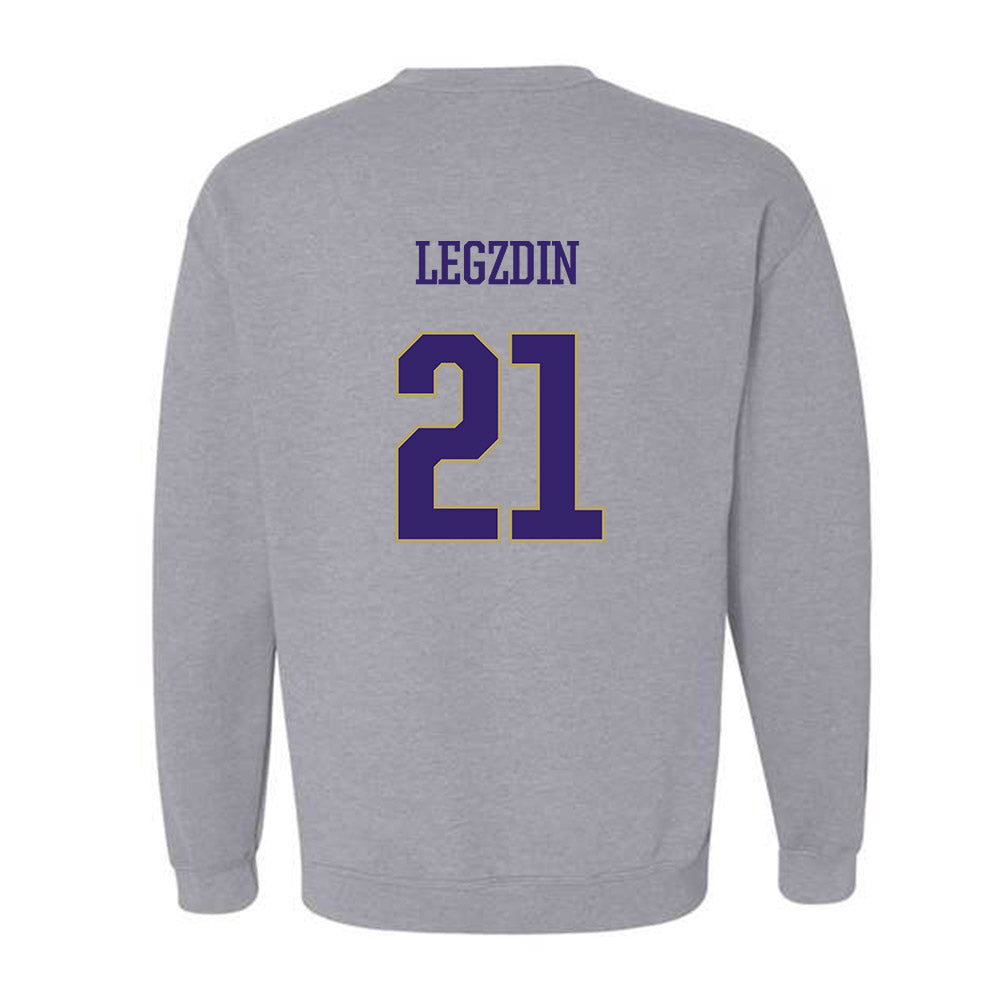 JMU - NCAA Softball : Cali Legzdin - Classic Shersey Crewneck Sweatshirt-1