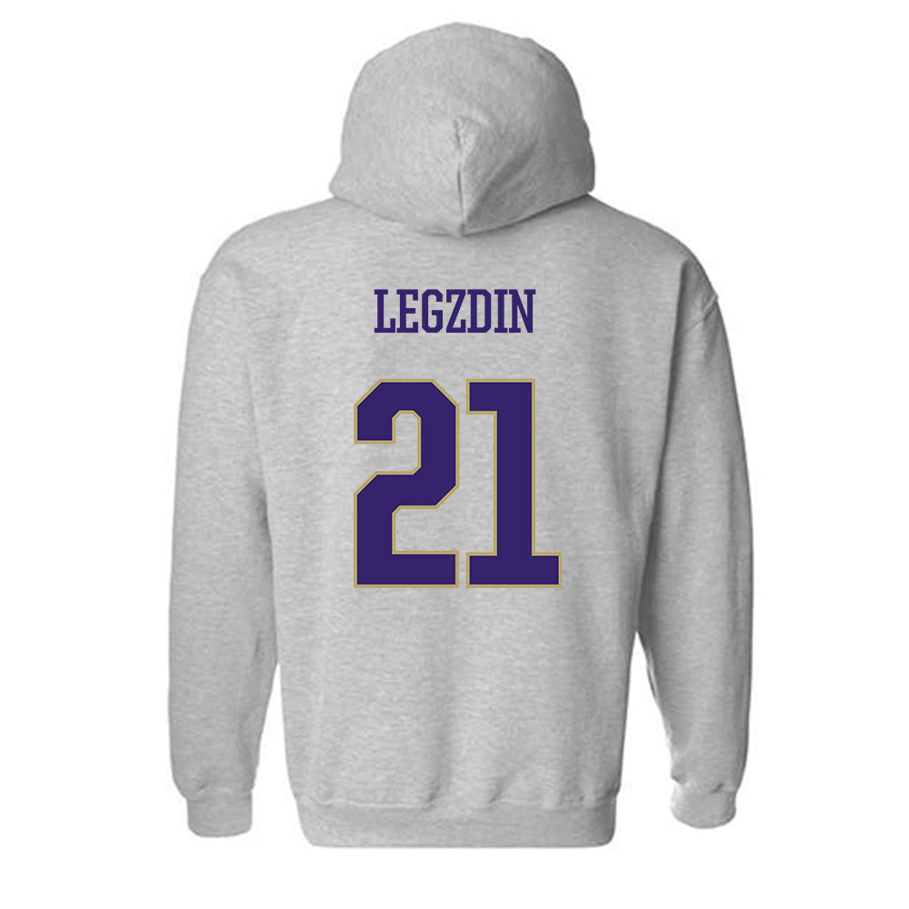 JMU - NCAA Softball : Cali Legzdin - Classic Shersey Hooded Sweatshirt-1