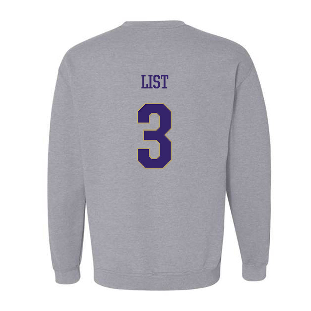 JMU - NCAA Softball : Payton List - Classic Shersey Crewneck Sweatshirt-1