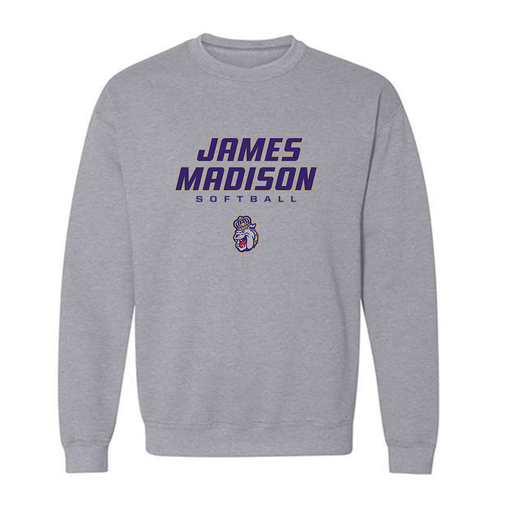 JMU - NCAA Softball : Morgan Mesaros - Classic Shersey Crewneck Sweatshirt-0