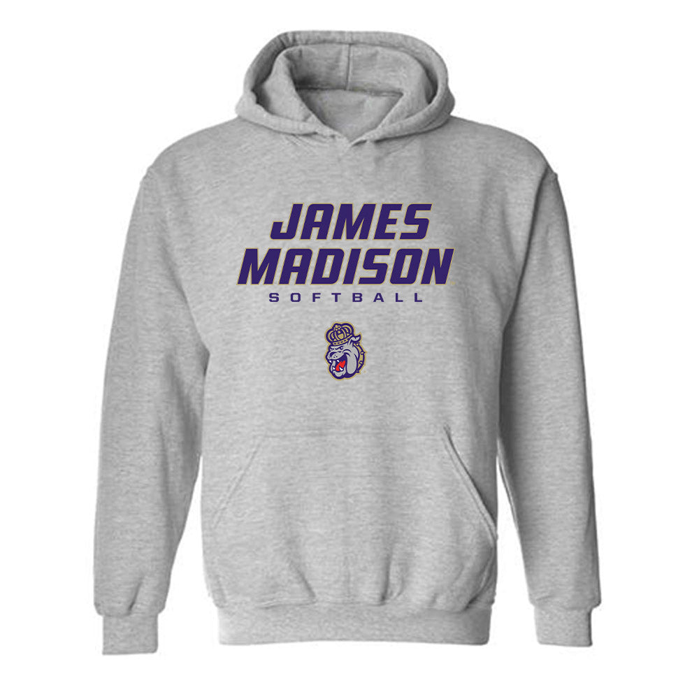 JMU - NCAA Softball : Morgan Mesaros - Classic Shersey Hooded Sweatshirt-0