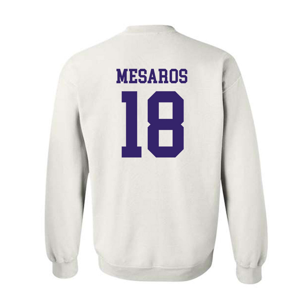 JMU - NCAA Softball : Morgan Mesaros - Fashion Shersey Crewneck Sweatshirt-1