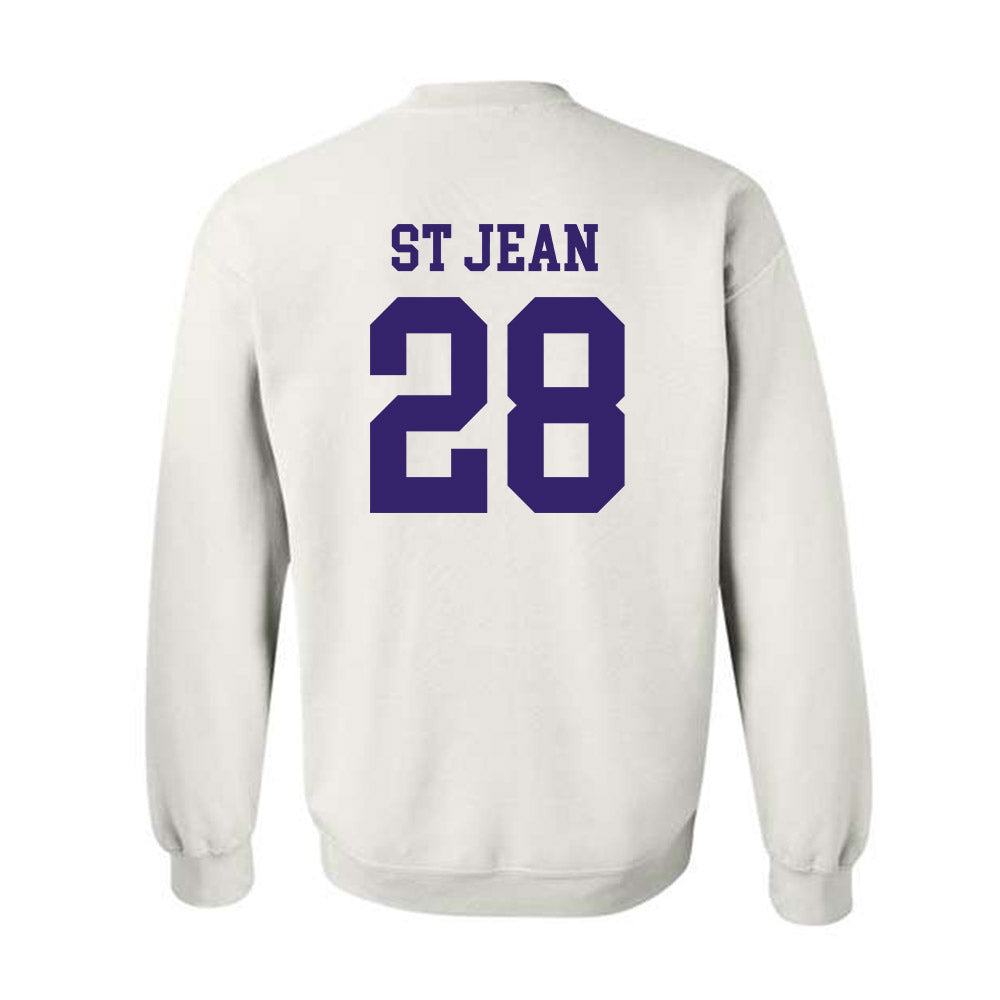 JMU - NCAA Softball : Lisey St Jean - Fashion Shersey Crewneck Sweatshirt-1