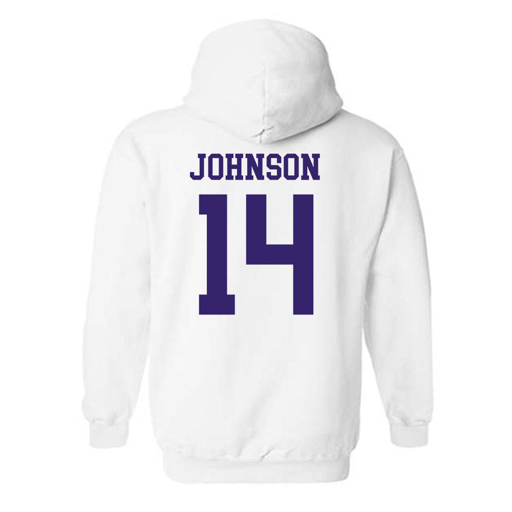 JMU - NCAA Softball : Taylor Johnson - Fashion Shersey Hooded Sweatshirt-1
