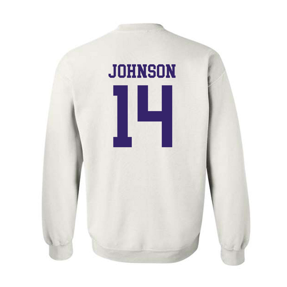 JMU - NCAA Softball : Taylor Johnson - Fashion Shersey Crewneck Sweatshirt-1