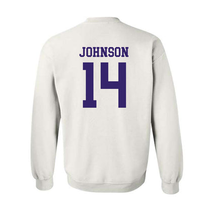 JMU - NCAA Softball : Taylor Johnson - Fashion Shersey Crewneck Sweatshirt-1
