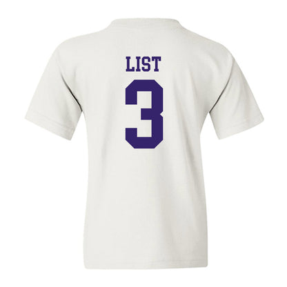 JMU - NCAA Softball : Payton List - Fashion Shersey Youth T-Shirt-1