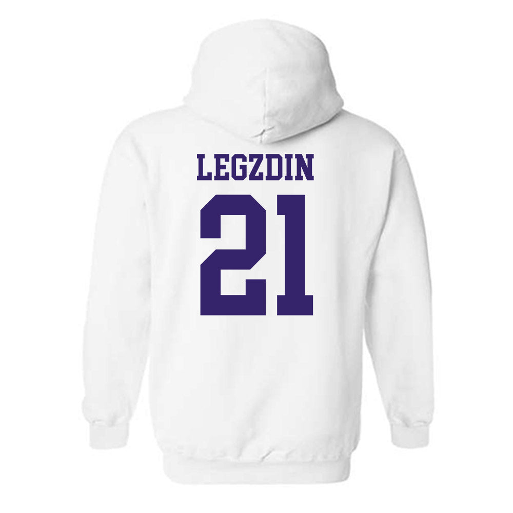 JMU - NCAA Softball : Cali Legzdin - Fashion Shersey Hooded Sweatshirt-1