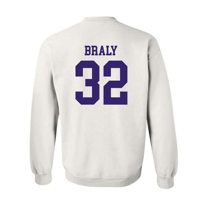 JMU - NCAA Softball : Allie Braly - Fashion Shersey Crewneck Sweatshirt-1