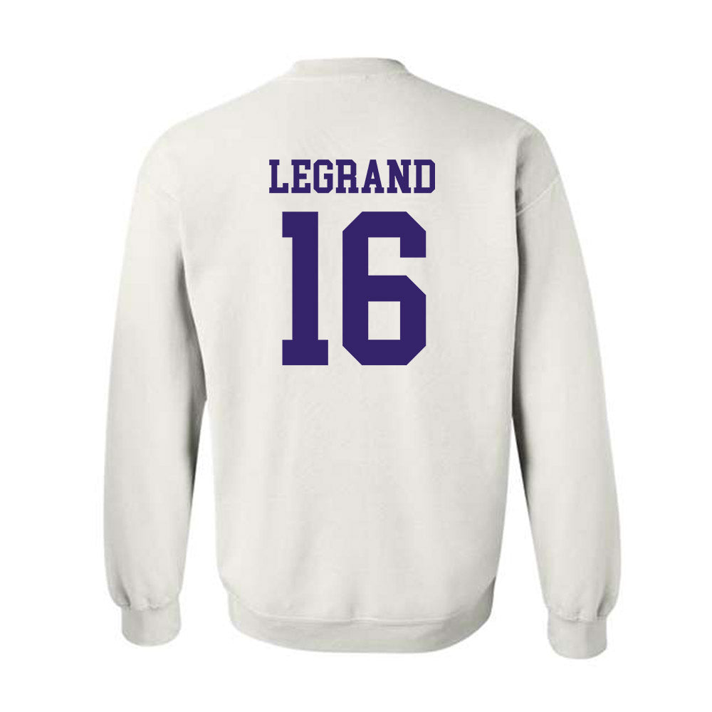 JMU - NCAA Softball : Emily LeGrand - Fashion Shersey Crewneck Sweatshirt-1
