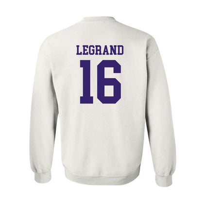 JMU - NCAA Softball : Emily LeGrand - Fashion Shersey Crewneck Sweatshirt-1