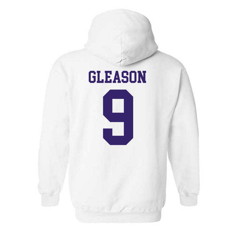 JMU - NCAA Softball : Kylee Gleason - Fashion Shersey Hooded Sweatshirt-1