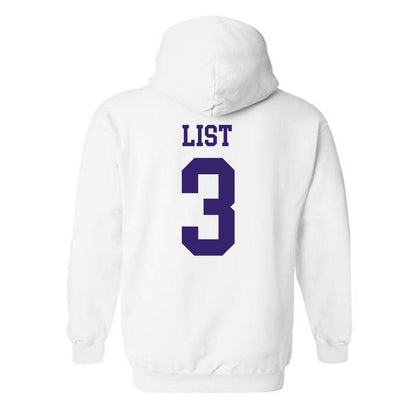 JMU - NCAA Softball : Payton List - Fashion Shersey Hooded Sweatshirt-1