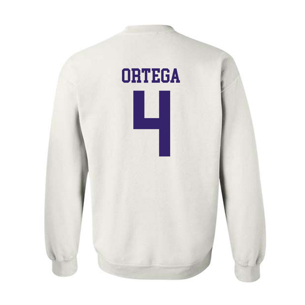 JMU - NCAA Softball : Kira Ortega - Fashion Shersey Crewneck Sweatshirt-1