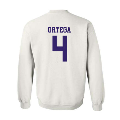 JMU - NCAA Softball : Kira Ortega - Fashion Shersey Crewneck Sweatshirt-1