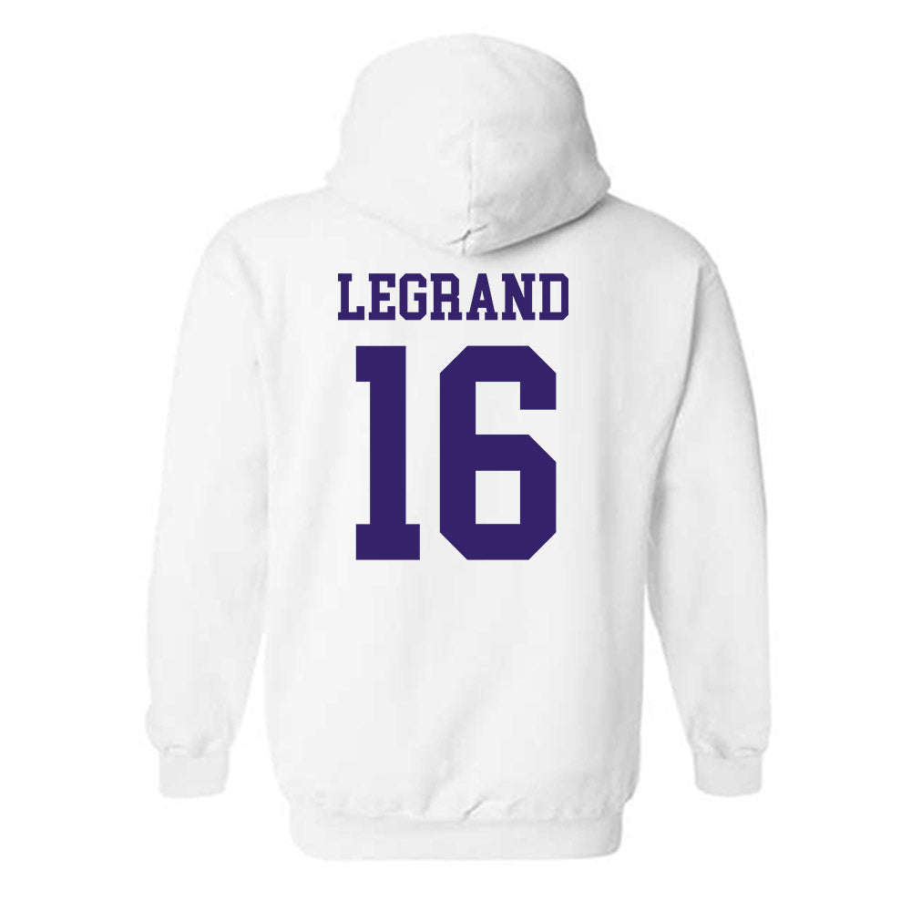 JMU - NCAA Softball : Emily LeGrand - Fashion Shersey Hooded Sweatshirt-1