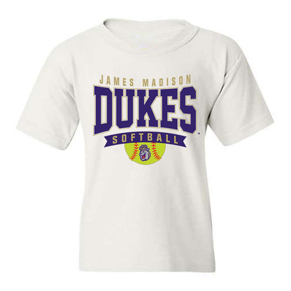 JMU - NCAA Softball : Lisey St Jean - Fashion Shersey Youth T-Shirt-0