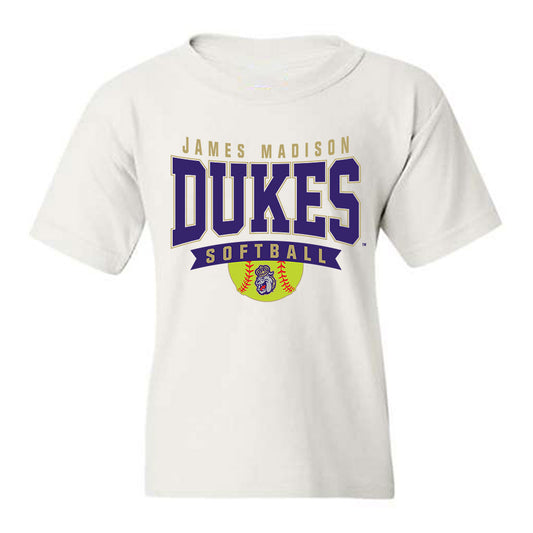 JMU - NCAA Softball : Taylor Johnson - Fashion Shersey Youth T-Shirt-0