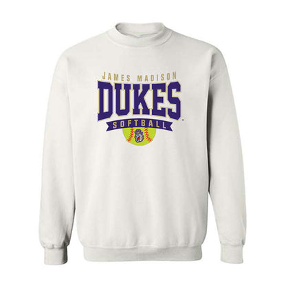 JMU - NCAA Softball : Payton List - Fashion Shersey Crewneck Sweatshirt-0