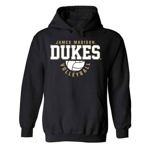 JMU - NCAA Women's Volleyball : Ana Toumazatos - Replica Shersey Hooded Sweatshirt-0